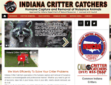 Tablet Screenshot of indianacrittercatchers.com